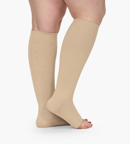 Avlyna® Chaussettes de contention pieds ouverts