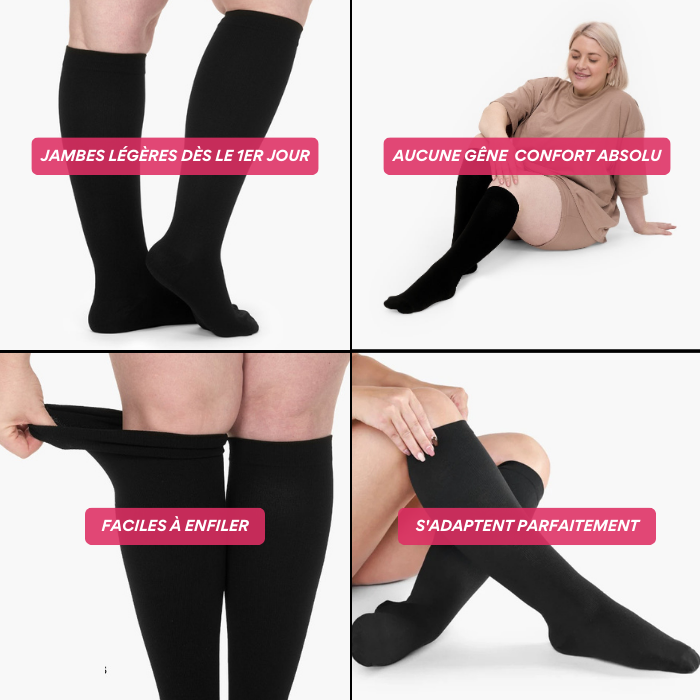 Avlyna® Chaussettes de contention premium