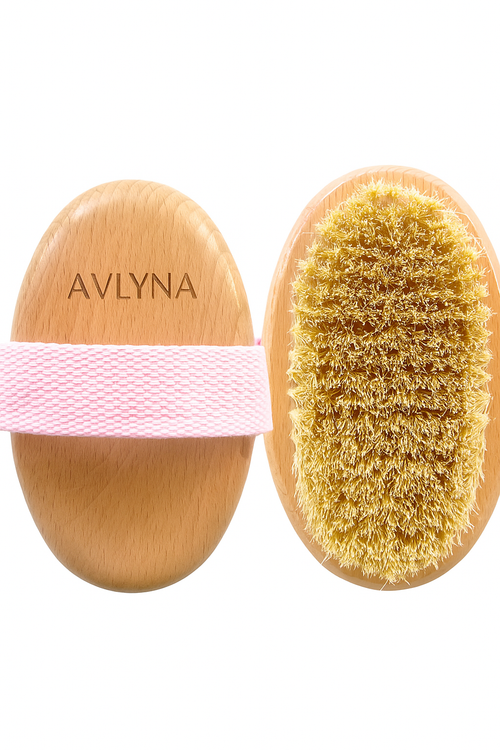 AvlynaBrosse® massage à sec - stimule la circulation & lisse la peau