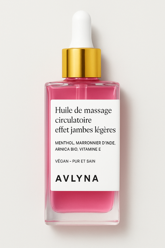AvlynaOil® Huile de massage circulatoire - effet jambes légères